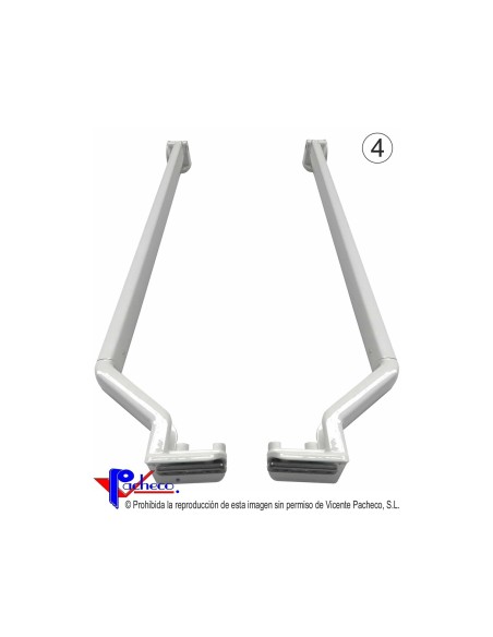 Juego de brazos doble punto